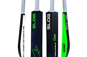Jaspo Slog Plastic Cricket Full Size Bat (34” X 4.5” Inch) For All Age Group (Slog Cricket Bat)