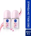NIVEA Pearl and Beauty Deodorant Roll-on – For Women Deodorant Roll-on  –  For Women(100 ml, Pack of 2)