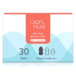Nua Ultra-Safe Sanitary Pads For Women | 30 Ultra Thin Pads | Heavy Flow-Xl+ | Safe On Skin | Toxic-Free & Rash-Free | Unscented | 50% Wider Back| Leakproof | Made Safe
