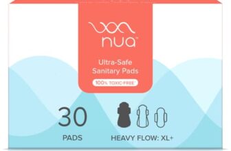 Nua Ultra-Safe Sanitary Pads For Women | 30 Ultra Thin Pads | Heavy Flow-Xl+ | Safe On Skin | Toxic-Free & Rash-Free | Unscented | 50% Wider Back| Leakproof | Made Safe