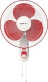 BAJAJ Crest Neo 400mm Scarlet Red Wall Fan 400 mm 3 Blade Wall Fan(Scarlet Red & White, Pack of 1)