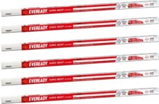 Eveready Ultra Slim 20W 4Ft Batten | Highly Efficient |Surge Protection | 2 Year Warranty Straight Linear Led Tube Light(White, Pack Of 6)