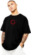 Asher Dean Printed Men Round Neck Black T-Shirt