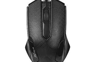 Ant Value Om100 Wired Optical Mouse, 1200 Dpi 3 Button Corded Computer Mouse,Gaming Mouse Office Home Optical Ergonomic Mouse Plug In Mouse Compatible With Macbook Pc Laptop – Black