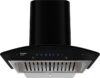 Crompton Chd-Isc60Bfe-Ec Auto Clean Curved Glass 60 Cm| Free Installation| Intelli Auto Clean| Low Noise Wall Mounted Chimney(Black 1417 Cmh)