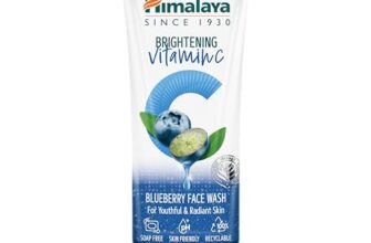 Himalaya Brightening Vitamin C Blueberry Face Wash | Brightening Face Cleanser | Remove Dull Skin | 50Ml