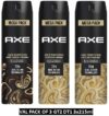 Axe Gold And Dark Temptation Deodorant Spray  –  For Men(645 Ml, Pack Of 3)