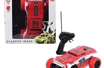 Sharper Image Monster Baja Truck Wireless Remote Controlled Car|360° Rotating|High Speed Off Road|Top Brand In Usa |Red Color Rc Car For Kids 6 Yrs+|Birthday Gift| Outdoor All Terrain| Made In India