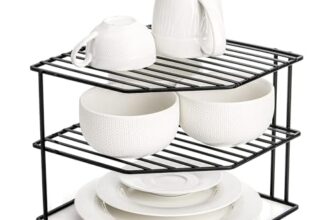Wonderstand 3-Tier Gi Steel Corner Storage Rack: A Versatile Solution To Organize Kitchen Plate And Dishes