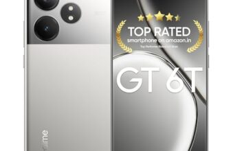 Realme Gt 6T 5G (Fluid Silver,8Gb Ram+128Gb Storage) | India’S 1St 7+ Gen 3 Flagship Chipset | 1.5M+Antutu Score | 5500Mah+120W | The World’S Brightest Flagship Display