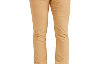 Amazon Brand – House & Shields Men’S Flexi Waist Regular Casual Pants (A22-Hs-Ctr-100_Beige_30)