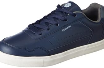 Amazon Brand – Symbol Men’S Famous Navy Sneaker_9 Uk (Ss22- Ct 01)