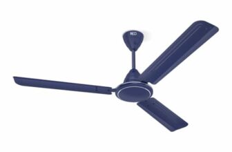 Havells 1200Mm Tejas Es Ceiling Fan | High Speed, High Air Delivery | Strong & Powerful Copper Motor, Air Delivery: 218 M³/Min, Rpm: 370, 2 Year Warranty | (Pack Of 1, Matte Blue)
