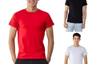 Chromozome Men Regular Fit Tee Os 10 (Pack Of 3) M Red-Black-Ecru