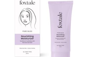Foxtale Nourishing Face Moisturizer With Niacinamide For 24 Hr Hydration, Lightweight & Non-Sticky, For Soft & Glowing Skin, Men & Women, All Skin Types, 50 Ml
