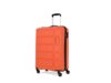 Kamiliant American Tourister Harrier 56 Cms Small Cabin Polypropylene Hard Sided 4 Wheeler Spinner Wheels Carry-On Luggage (Carrot-Orange)