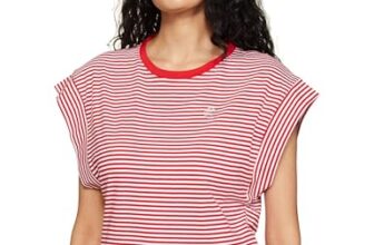 Pepe Jeans Women’S Semi Fit T-Shirt (Pl505603_Red