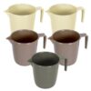 Kuber Industries Bathroom Mug | Plastic Bath Mug For Bathroom | Bath Mug | Mug For Bathroom | Mug For Toilet | Washroom Jug | 111 Bath Mug | 1 Ltr | Pack Of 5 | Multi