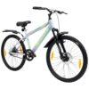 Avon Buke Spike 24T MTB Bicycles for Men|Tyre: 24 inches, Frame Size: 15.9” Steel |Chainwheel with PVC Disc, Short Bend | Suspension Fork & Front & Rear Disc Break (Matt Grey)