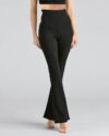 VDTREND Regular Fit Women Black Trousers