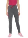 Macrowoman W-Series Women’s Regular Pants (MW3106_Charcoal Melange_S)