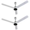 Ecolink AiroJewel 1200mm BLDC Ceiling Fan with Remote Control|BEE 5 star Rated Energy Efficient Ceiling Fan|High Air Delivery with LED Indicators (Pearl White)