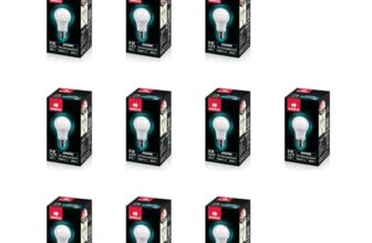 Havells 9W Led B22 Bulb |Cool Day Light|Upto 4Kv Surge Protection |High Voltage Protection |Eco Friendly|Energy Efficient |Premium And Beautiful Lighting For Home And Office| Made In India|Pack Of 10