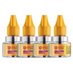 Good knight Flash Liquid Vapourizer | Mosquito Repellent Refill | Lavender Fragrance | Pack of 4 (45ml each)