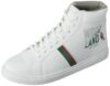 Woodland Men’s White/Green PU Sneaker-8 UK (42 EU) (SNB 4597022)