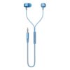 boAt Newly Launched BassHeads 162 V2 Wired Earphones with 10mm Drivers, Metallic Earbuds, Integrated Controls, in-Line Microphone, Ergonomic Fit, Braided Cable & 3.5mm Jack(Calm Blue)