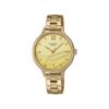 Casio Stainless Steel Sheen Analog Gold Dial Women Watch-She-4550G-9Audf, Bandcolor-Gold