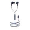 boAt Newly Launched BassHeads 100 C Wired Earphones with Type-C Jack, in-Line Microphone, 10mm Drivers, Signature Sound, Integrated Controls & Multi-OS Compatibility(Navy Blue)