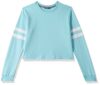 Newport Women’s Polyester Crew Neck Regular Fit Sweatshirt(NPWWPSS20002B01_LT. Blue_Large)