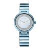 Titan Quartz Analog Blue Dial Stainless Steel Strap Watch for Women-NS95162QM02