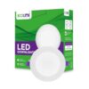 EcoLink 7W Concealed JB Ceiling Light | Round Ceiling LED Downlighter for Home & Hall | Cut Out: 3 inch, Color: Cool Day Light, Pack of 1
