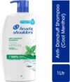 HEAD & SHOULDERS Cool Menthol Anti-Dandruff Shampoo for Men & Women(1 L)