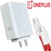 OnePlus SuperVOOC 3 A Wall Charger for Mobile with Detachable Cable(White, Cable Included)