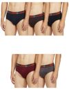 CoBlue by Rupa Inner Elastic 90 cm Brief for Men (Pack of 5) Multicolour