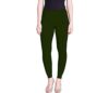 Clotth Theory Women’s Skinny, Relaxed Leggings (CTWSLA_23_Bottle Green_S)
