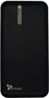 Syska 10000 mAh Power Bank(Elegant Black, Lithium Polymer, Fast Charging for Mobile)