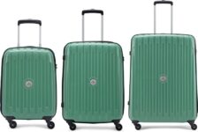 ARISTOCRAT Armstrong 3P Set (Cabin+Medium+Large) – Trolley Bag Cabin & Check-in Set 4 Wheels – 31 Inch