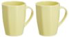 Amazon Brand – Solimo Ceramic Coffee Mugs | 100% Food Grade | Microwave Safe (380 ml, Set of 2, Yellow)