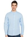 United Colors of Benetton Men’s Slim Shirt (5NS12U008I_Sky Blue XL)
