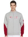 FILA Men’s Polycotton High Neck Sweatshirt (12011249_LT Gry MAR_M)