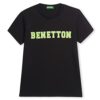 United Colors of Benetton Boy’s Regular T-Shirt (30963ECOMI_Black 0Months-12Months)