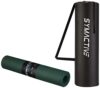 Amazon Brand – Symactive 4Mm Anti-Skid Lightweight Water/Dirt Proof Ldpe Yoga Mat With Carry Bag (Bottle Green)