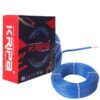 KRIPA 0.75 MM 90 MTR FR PVC Insulated CCA Copper Wire, Single Core Multi Strand House Cable for Gauge (10 No.) (Blue)