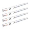 Bajaj Ivora 20W Led Tubelight | 2000 Lm Led Tubelight | Round Led Batten (White, Pack Of 4) | Rechargeable | 3.5 Kv Surge Protection | High Led Enhance | 1 Year Warranty
