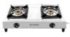 Candes Gas Stove 2 Burners with Brass Plated Burners | Manual Ignition 2 Burner Gas Stove | 6mm Toughened Glass Gas Chulha | LPG Gas Stove | ISI Certified | 1 Yr Warranty | Steel Gas Stove