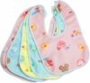 NEPEE 5pcs/set Pure Cotton 360 Round neck Baby Bibs Random colour 0-3 years kids ( multicolour )(Multicolor)